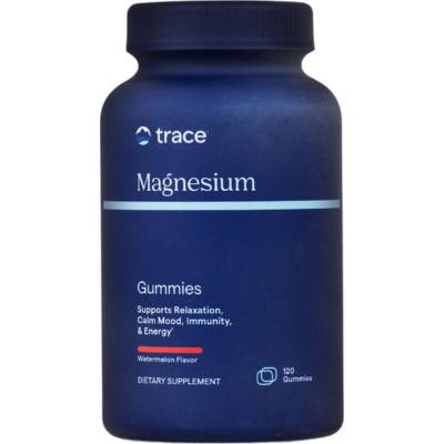 Trace Minerals Magnesium, диня, 120 дъвчащи таблетки, Trace Minerals (9327)