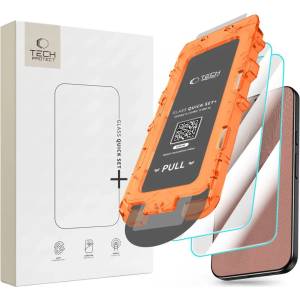 Tech-Protect Закалено стъкло Tech-Protect Quick Set+ 2 броя за Google Pixel 9 / 9 Pro / 10 / 10 Pro / 11 / 11 Pro, прозрачно