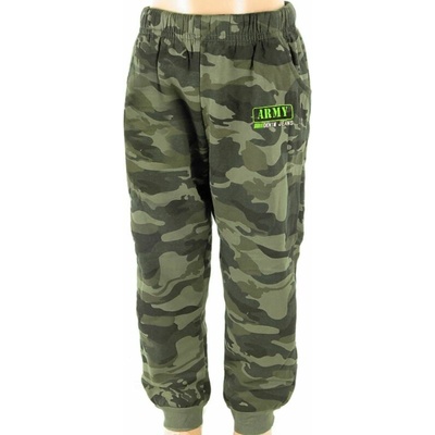 Maskáčové tepláky pro větší děti Army L377