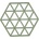 Zone Denmark Подложка за горещи съдове Triangles зелена (31603)
