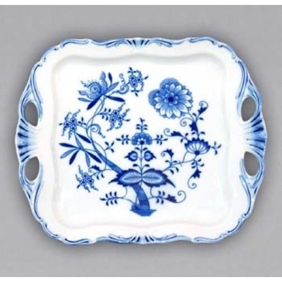 Cibulák Dubí Podnos Aida čtvercový cibulový porcelán 10976