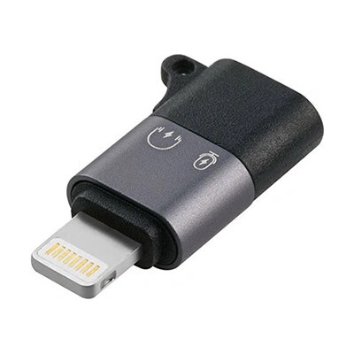 MicroConnect W128379658 Redukce USB C(F) - Lightning (M) stříbrný