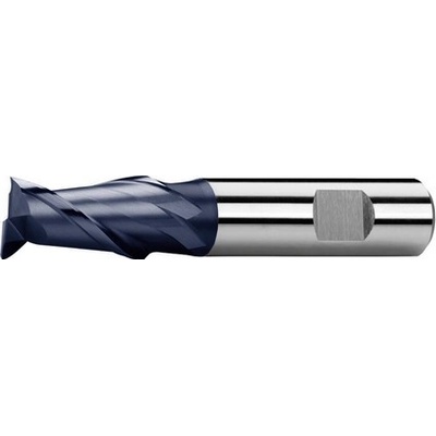 ZPS-FN Fréza válcová čelní Ø2,5x8x52, Z2, DIN 844K, HSSCo8 ,TiAlN,W - ZPS-270618-025-TIALN