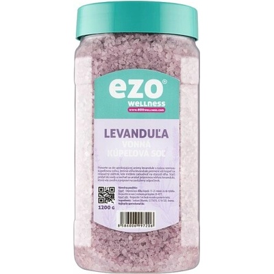Ezo Wellness levanduľa kúpeľová soľ 1200 g