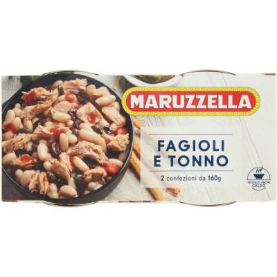 Maruzzella tuniak s fazuľou 2x160g