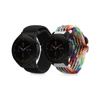 kwmobile 2x Гривна за Xiaomi Mi Watch Color Sport / S1 Active - черен - 52039