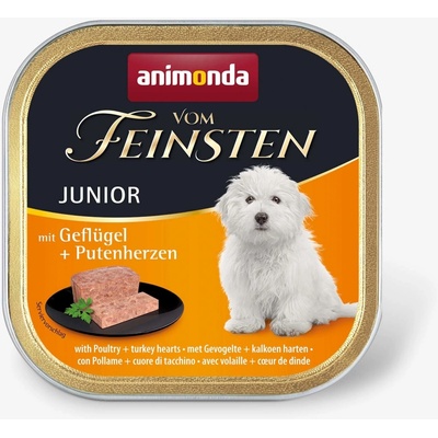 Animonda Vom Feinsten Puppy hydinové a morčacie srdiečka 11 x 150 g