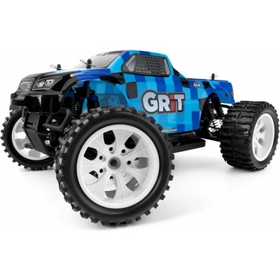 HiMOTO Monster Truck EMXT-1 2,4 GHz RTR set modrá kostky 1:10