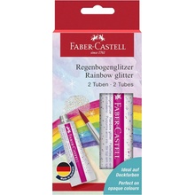 Faber-Castell 125089 sada třpytek v tubě Rainbow 2 ks