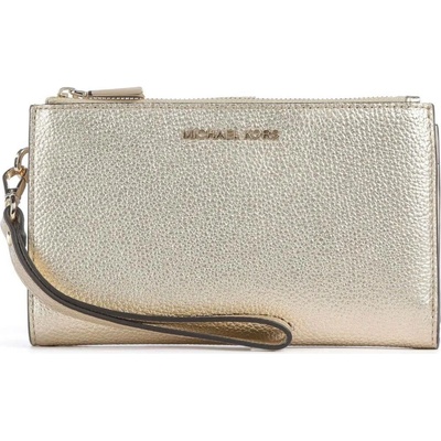Michael Kors double zip wristlet white