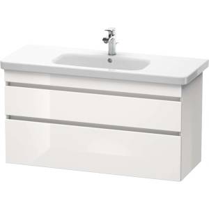 Duravit DuraStyle - Шкафче за умивалник 61x113x45 см, 2 чекмеджета, лъскаво бяло DS649502222 (DS649502222)