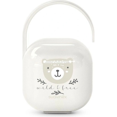 Suavinex Krabička na dudlík Wild & Free krémová – Zboží Mobilmania