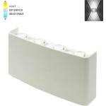 VITO LED ФАСАДЕН АПЛИК 3231140 BINO-4 8W SMD 3xCCT 16x10см IP65 БЯЛ (3231140)
