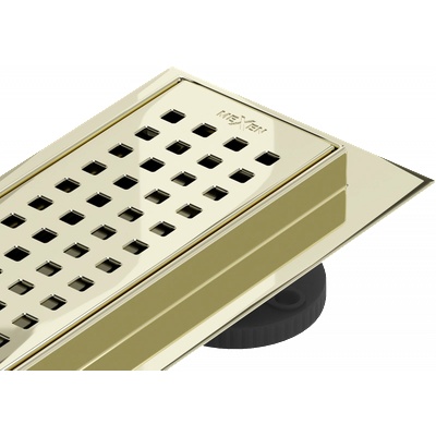 Mexen Flat M08 линейно оттичане 100 см, златно - 1525100-15 (1525100-15)