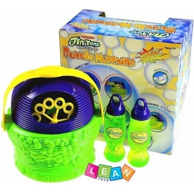 Leantoys Stroj pro výrobu mýdlových bublin a bublinkového tekutiny