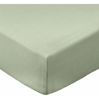 Bianca Cotton Percale prostěradlo zelené 90x190