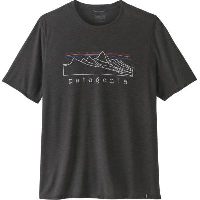 Patagonia Мъжка спортна тениска Patagonia Cap Cool Trail Shirt Stratapeaks Sport shirt - Ink Black - размер XL (216-7995-0215)