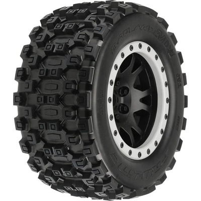 Pro-Line koleso 4.3" pneu Badlands MX43 Pro-Loc disk Impulse H24 mm čierno-šedý 2 X-Maxx