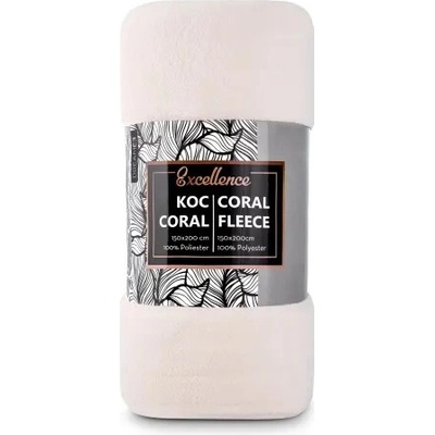 CARBOTEX Supersoft fleecová deka CORAL béžová