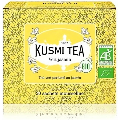 Kusmi Tea Organic Green Jasmine 20 mušelínových sáčků 40 g
