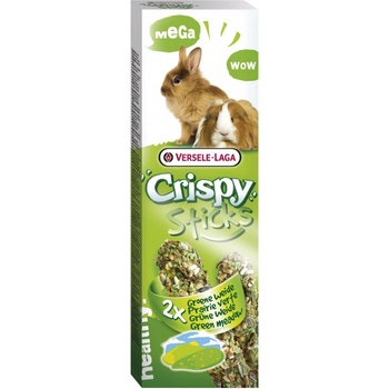 Versele-Laga Crispy Mega Sticks Rabbits-Guinea Pigs Green Meadow 2ks 140 g