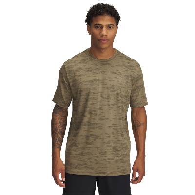 Men's Vanish Energy Printed Short-Sleeve Performance Gym Top - Brown