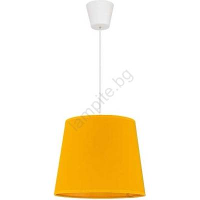 Duolla - Пендел SOLO 1xE27/40W/230V Ø 24 см жълт (DU8532)