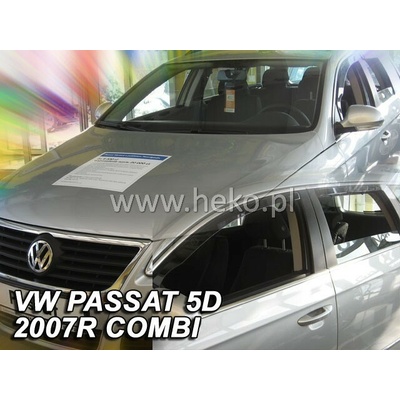 Deflektory Volkswagen Passat B7 Combi 2010-2014 predné + zadné