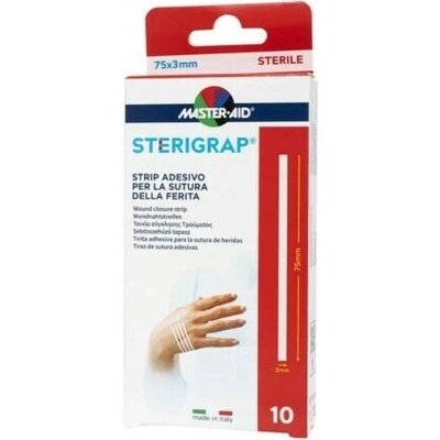 STERIGRAP NÁPLASŤOVÉ STEHY sterilné 10 ks