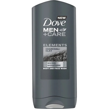 Dove душ гел за мъже, Charcoal clay, 250мл