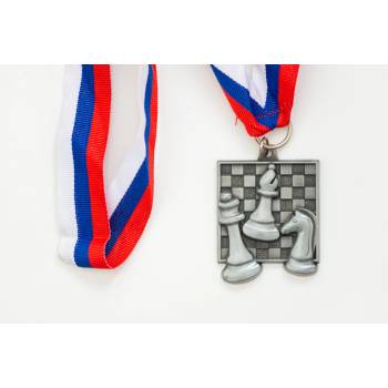 Shakhmaten magazin Шахматен медал Шахматна дъска сребро