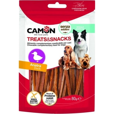 Camon Treats&Snacks Dog Pásiky kačica 80 g