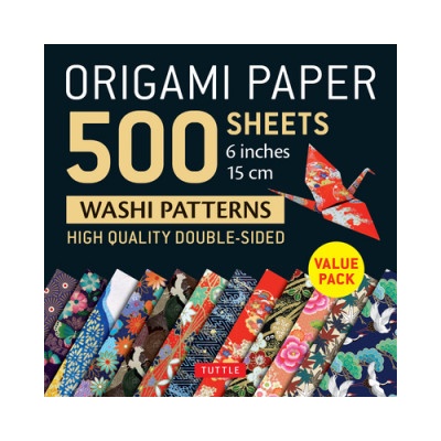 Origami Paper 500 sheets Japanese Washi Patterns 6" (15 cm) - Tuttle Studio