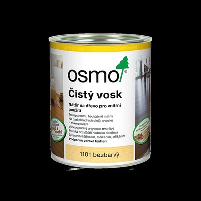 Osmo 1101 Čistý vosk na dřevo 0,75 l Bezbarvý – Zboží Dáma