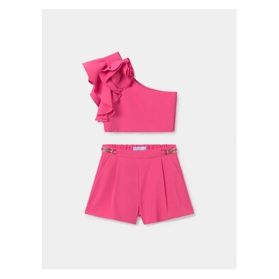 Abel & Lula Комплект блуза и спортни шорти 5272 Розов Slim Fit (5272)