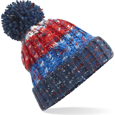 Beechfield s bambulí Corkscrew beanie B486 námořní modrá-modrá