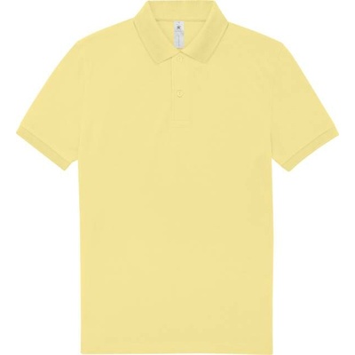 B&C MY POLO 210 Pánská polokošile s krátkým rukávem light yellow