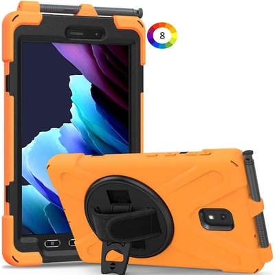 Galaxy Tab Active 3 T570/T575/T575N/T577 Tablet Case/Pen Slot /Hand Band/360° Swivel Kickstand Удароустойчив Калъф и Протектор