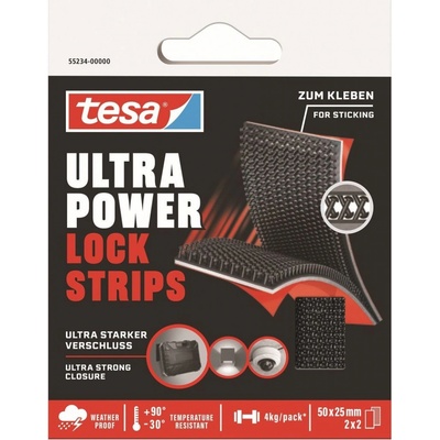 Tesa tesa® Ultra Power Lock samolepicí suchý zip – proužky, 2 cm x 25 mm (55234-00000-00)