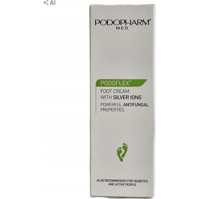 Podopharm Krém na na nohy s ionty stříbra antibakteriální 75 ml