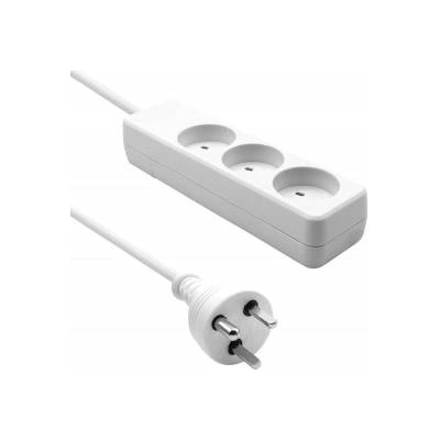 ProXtend Danish EDB Power Strip 3-way 6M White