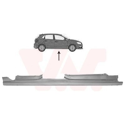 Nástupný plech VAN WEZEL 5829104