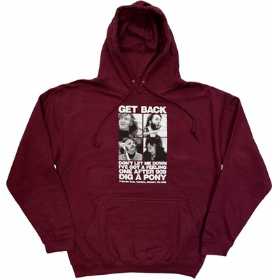 The Beatles mikina 3 Savile Row Červená