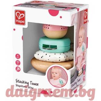 Image 1 of Hape Пъстра кула за подреждане hape 8502 (h8502)