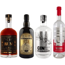 Rammstein Rum + Vodka + Whiskey + Gin 43% 4 x 0,7 l (set)