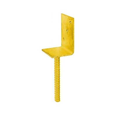 Domax patka sloupku do betonu PS 84 L, žlutý zinek DMX48076