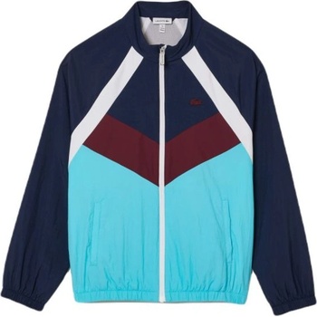 Lacoste Блуза за момчета Lacoste Recycled Fiber Colourblock Zipped Jacket - Син