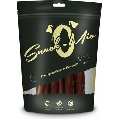 SnackOMio křupavá žvýkací tyčinka na koňském filetu 3 x 70 g