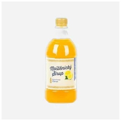 Moštěnický sirup Citronový sirup 12 x 700 ml