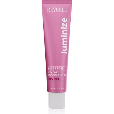 Revuele Luminize озаряващ флуид SPF 20 цвят Rose & Pose 40ml